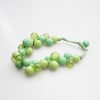 necklace venice murano glass dafne light green